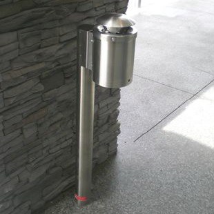 Wall Mounted Ashtray | Stainless Steel