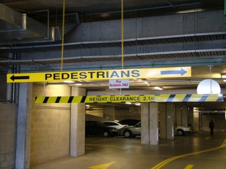 Height Clearance Sign Bars