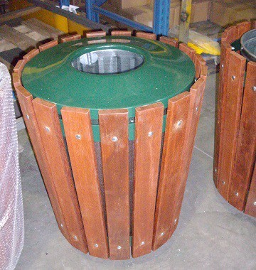 Wooden General Waste Bin