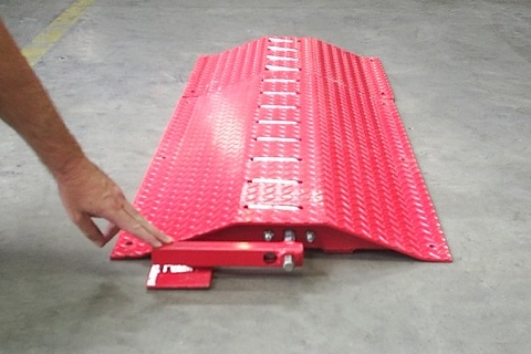 One-Way Spikes System | Manual Lock Down Above-Ground | Slow-Go Speed Hump