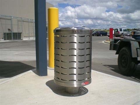 Wave Style Rubbish Bin
